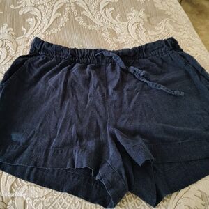Women's Navy Blue Shorts
